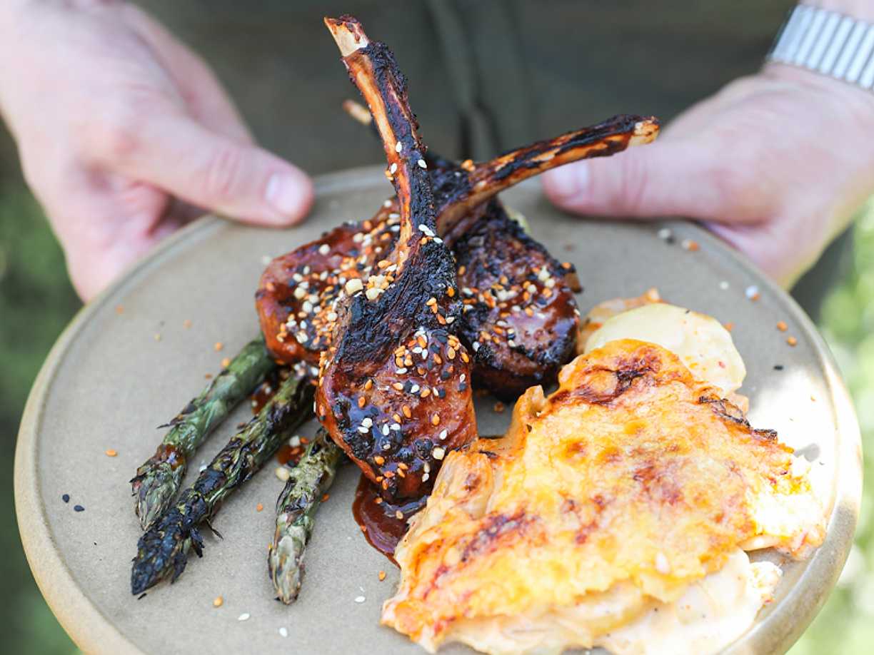 Chilimarinerade lammracks