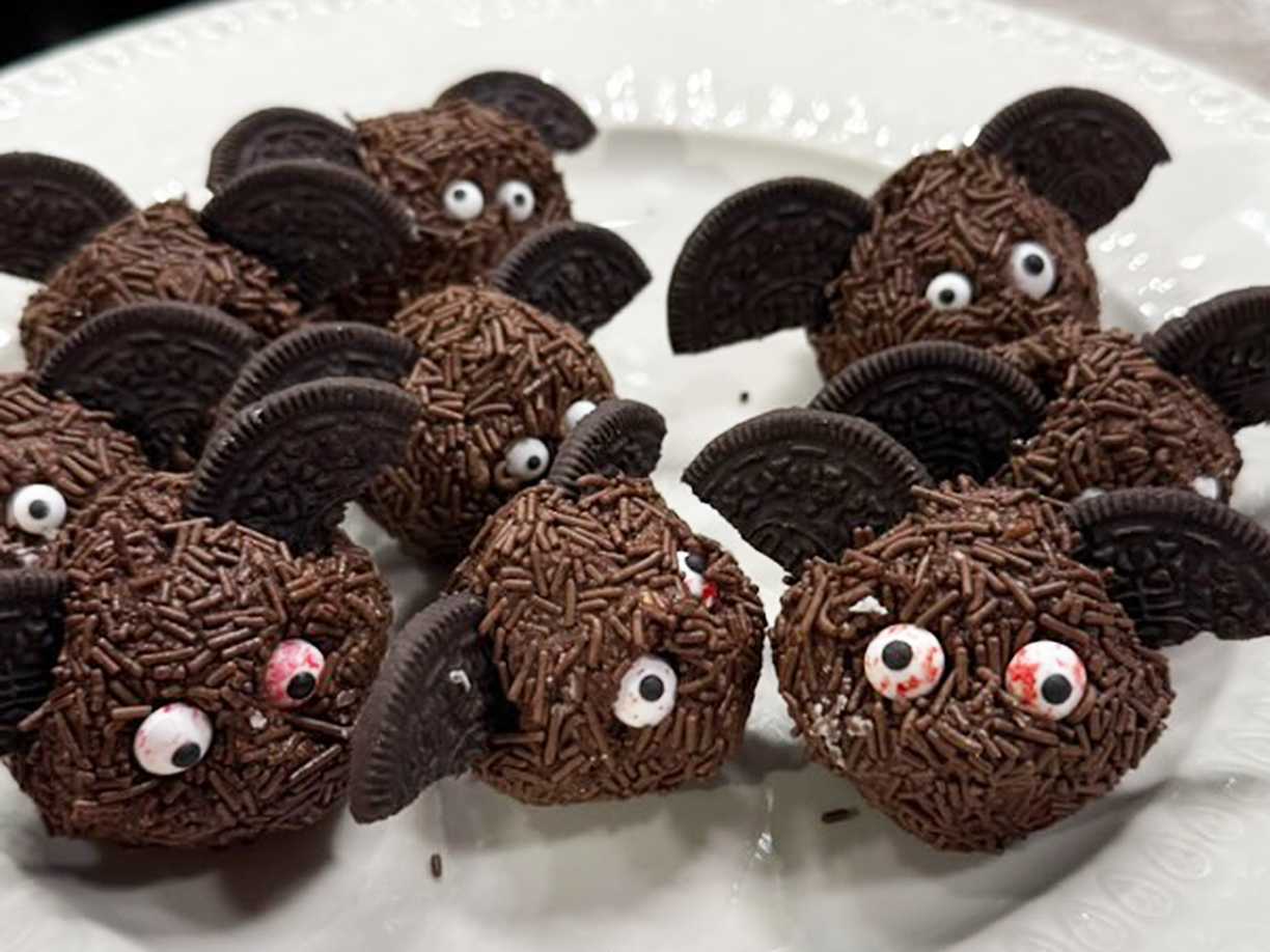 Chokladbollar med fladdermusvingar