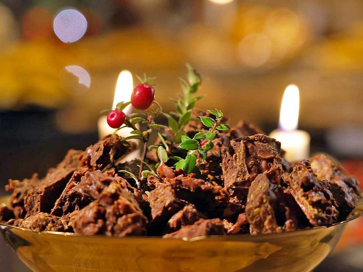 Chokladbräck med cornflakes