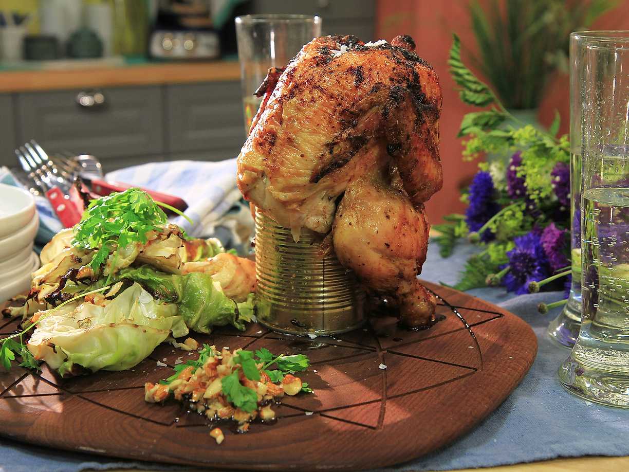 Cider can chicken Köket.se