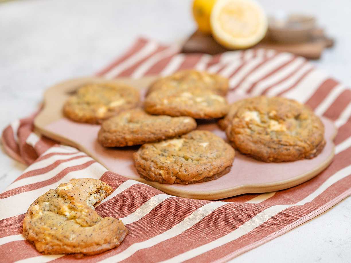 Citron- och vallmocookies