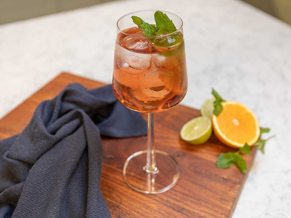 Cranberry mule med ginger beer