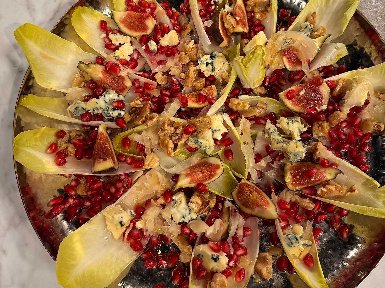 Endivesallad med ädelost