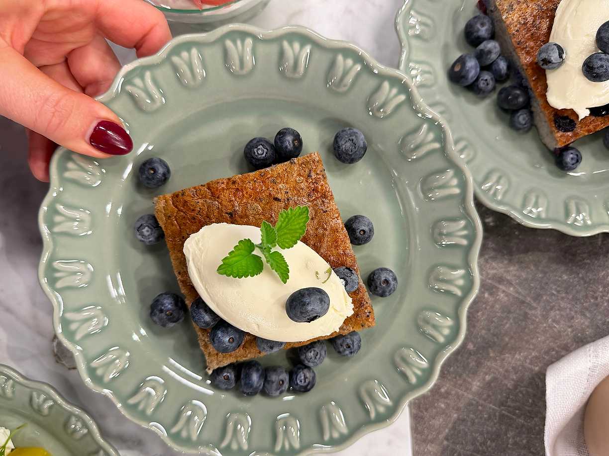 Enkel och nyttig ugnspannkaka med banan