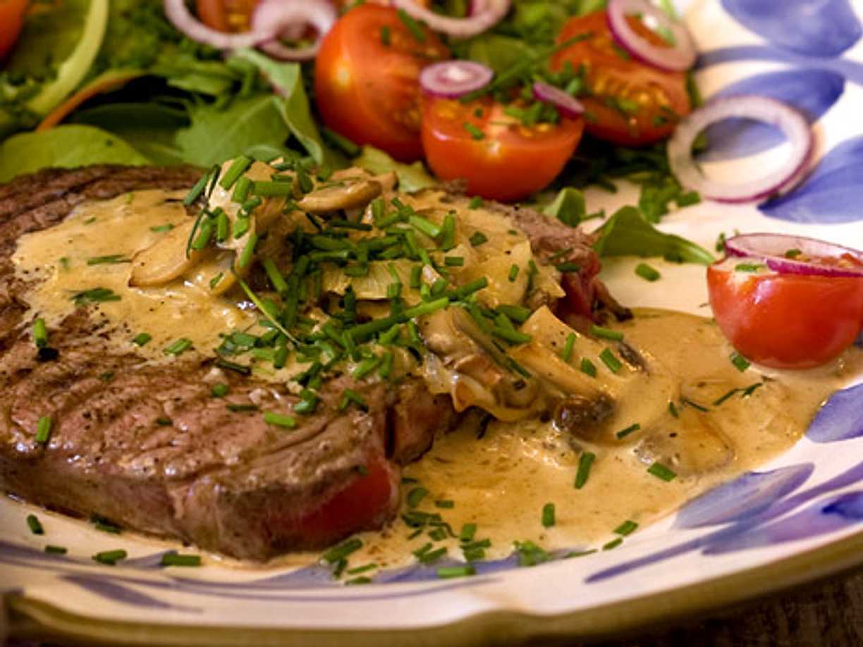 Flamberad Sauce Diane Köket.se