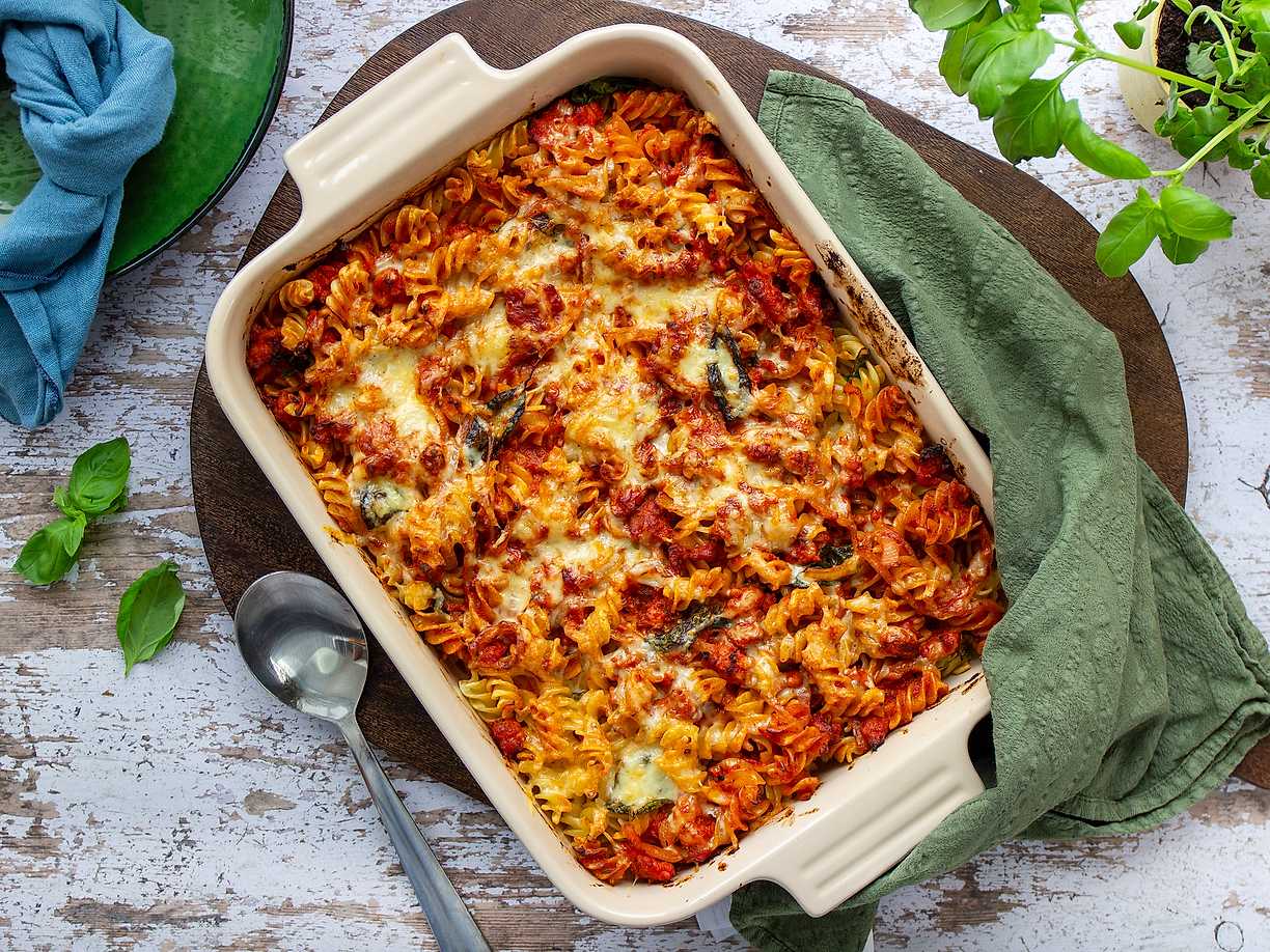 Enkel och god salsicciagratäng