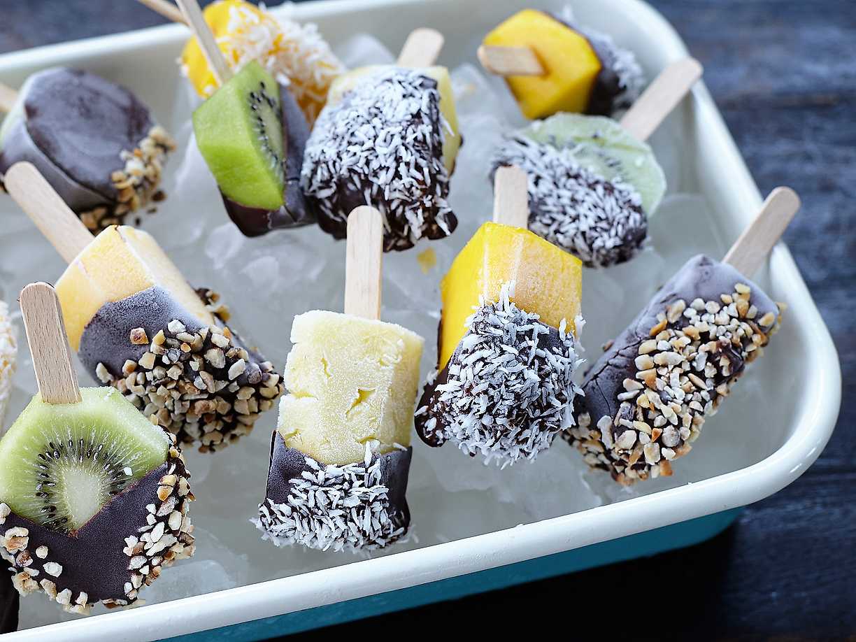 Frozen fruit pops Köket.se