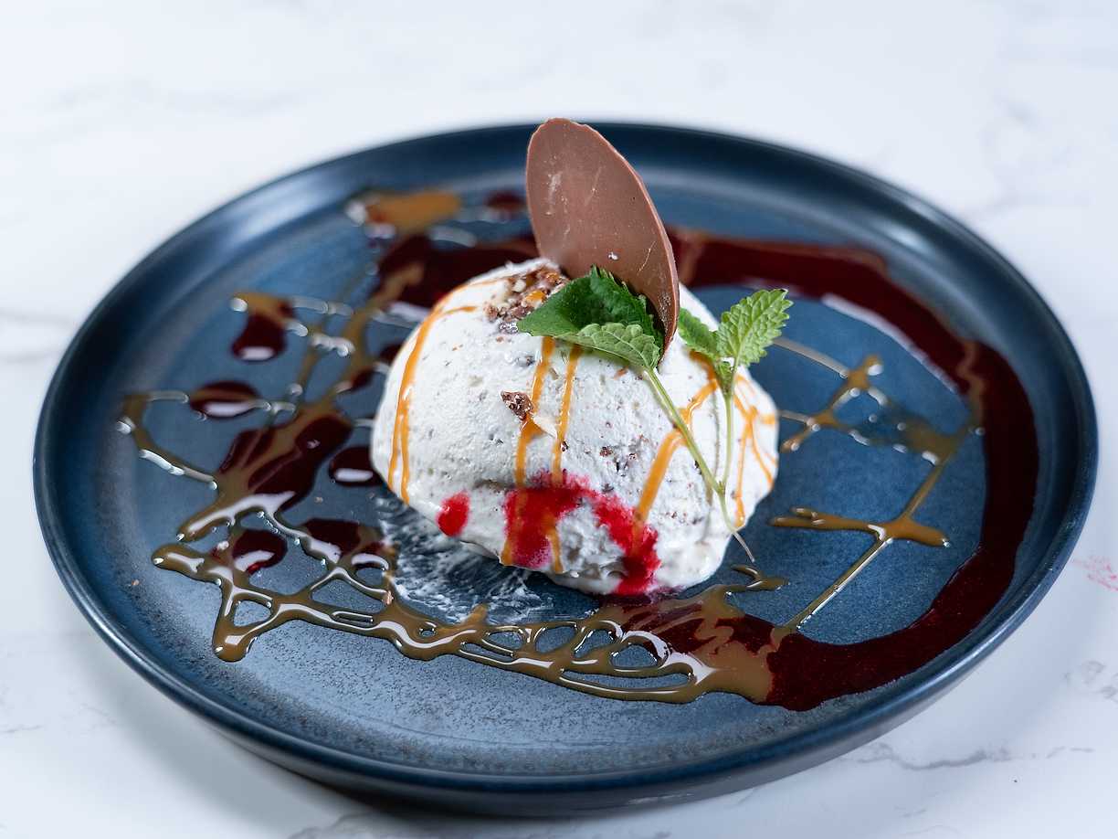 Glass med chokladkross