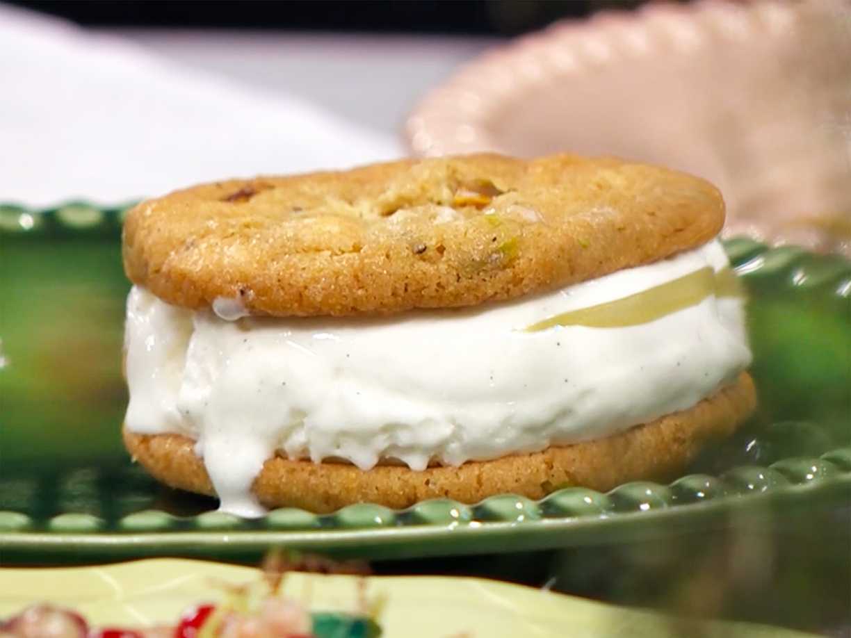 Glassandwich med cookies