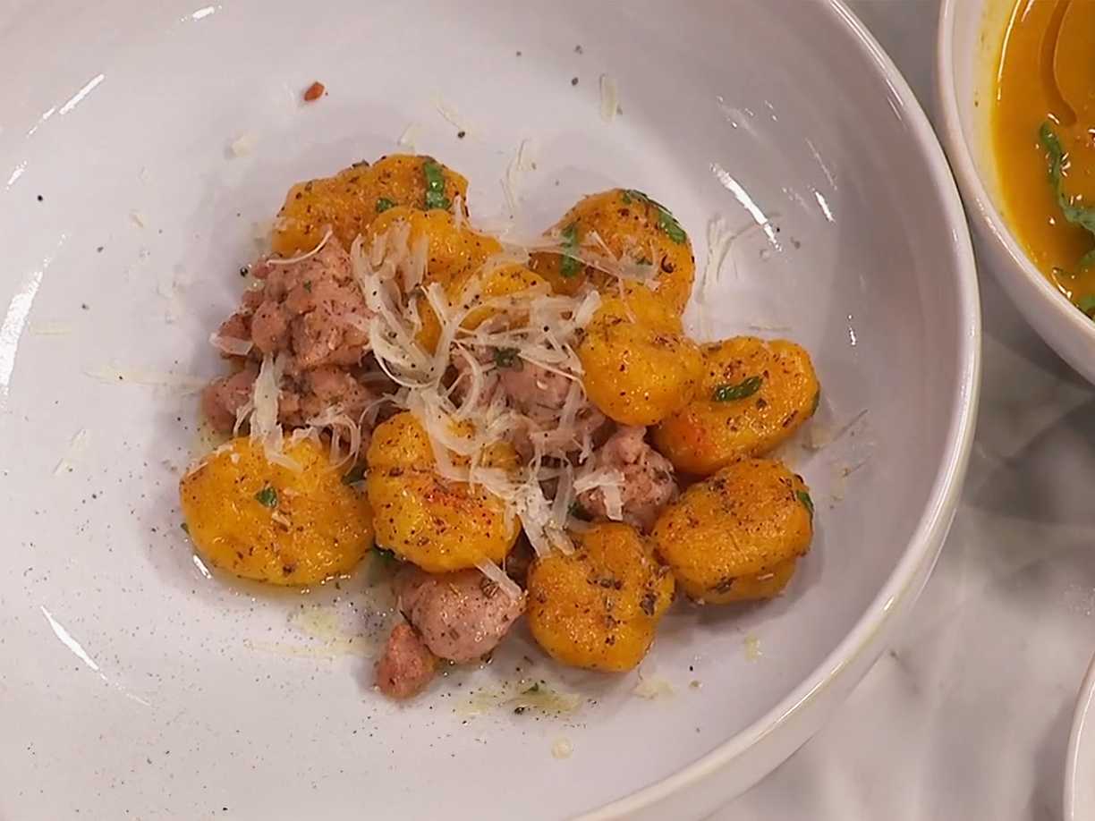 Gnocchi med palsternacka och morot