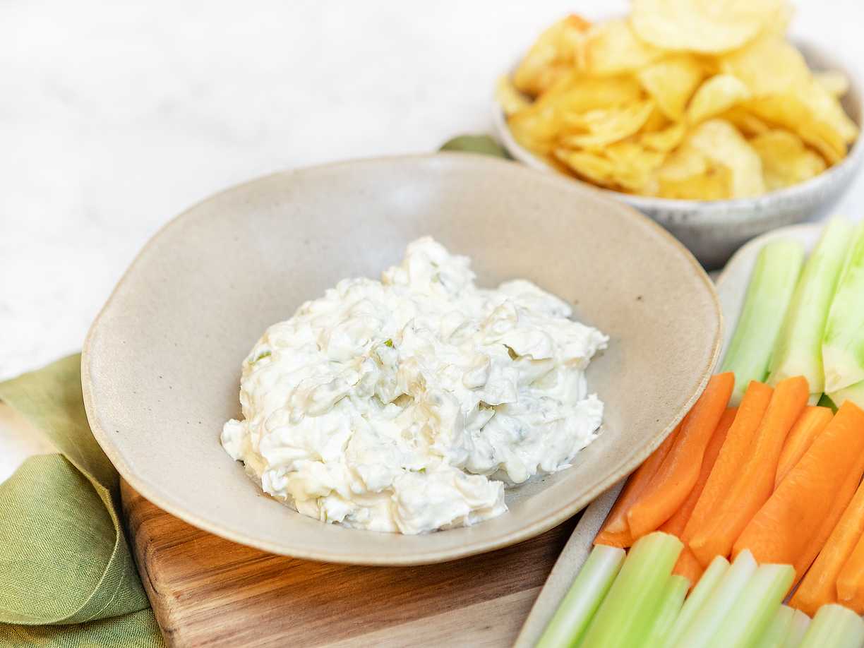 Gorgonzoladipp med päron