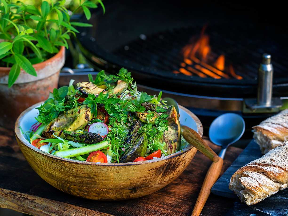 Grillad sommarsallad
