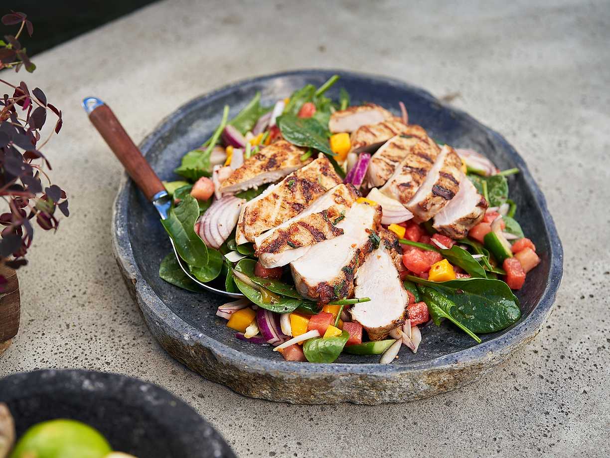Grillad sweet and spicy kyckling