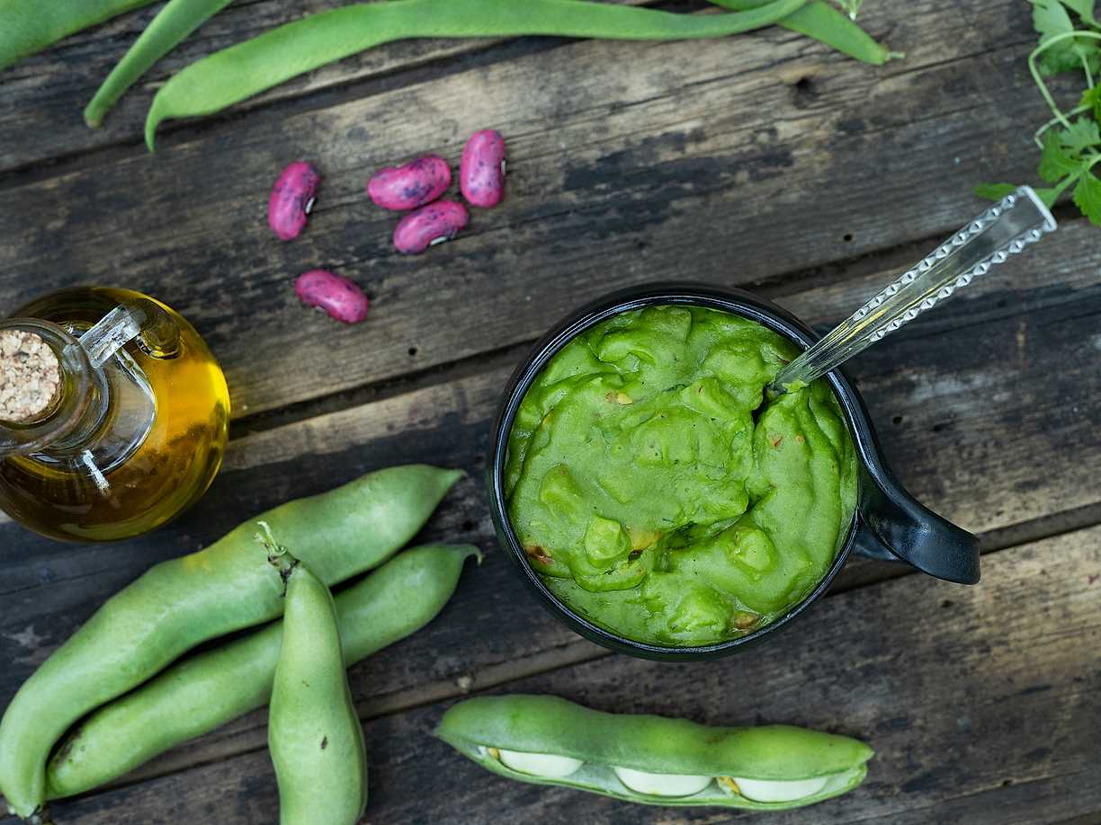 Guacamole på bondböna