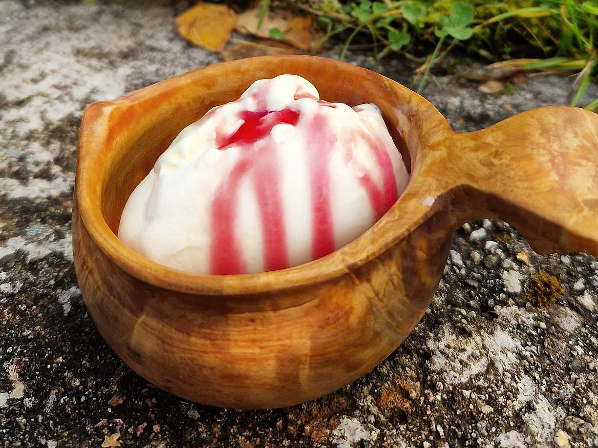 Hemgjord glass med honung