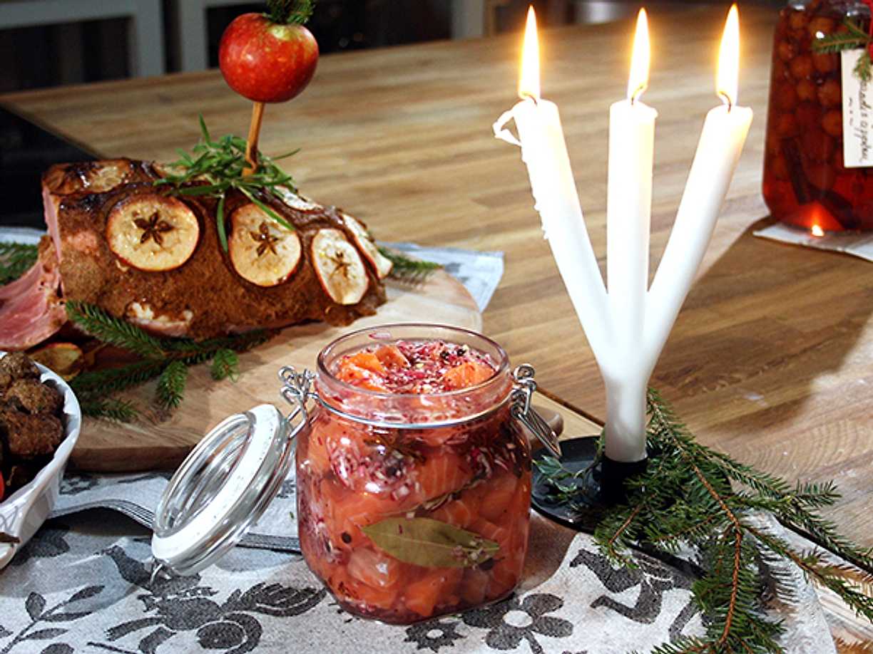 Inlagd lax, Ernsts recept