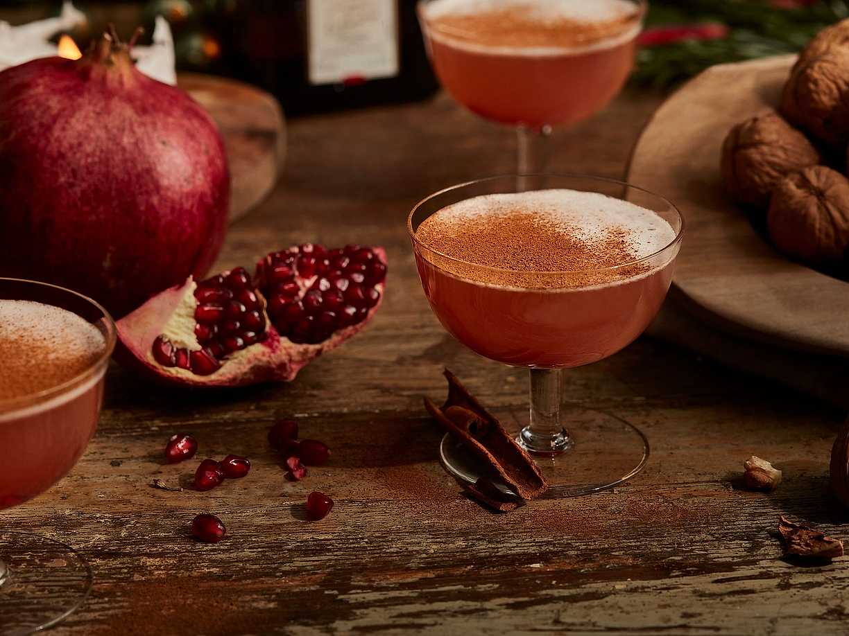 Kanel- och granatäpple margarita