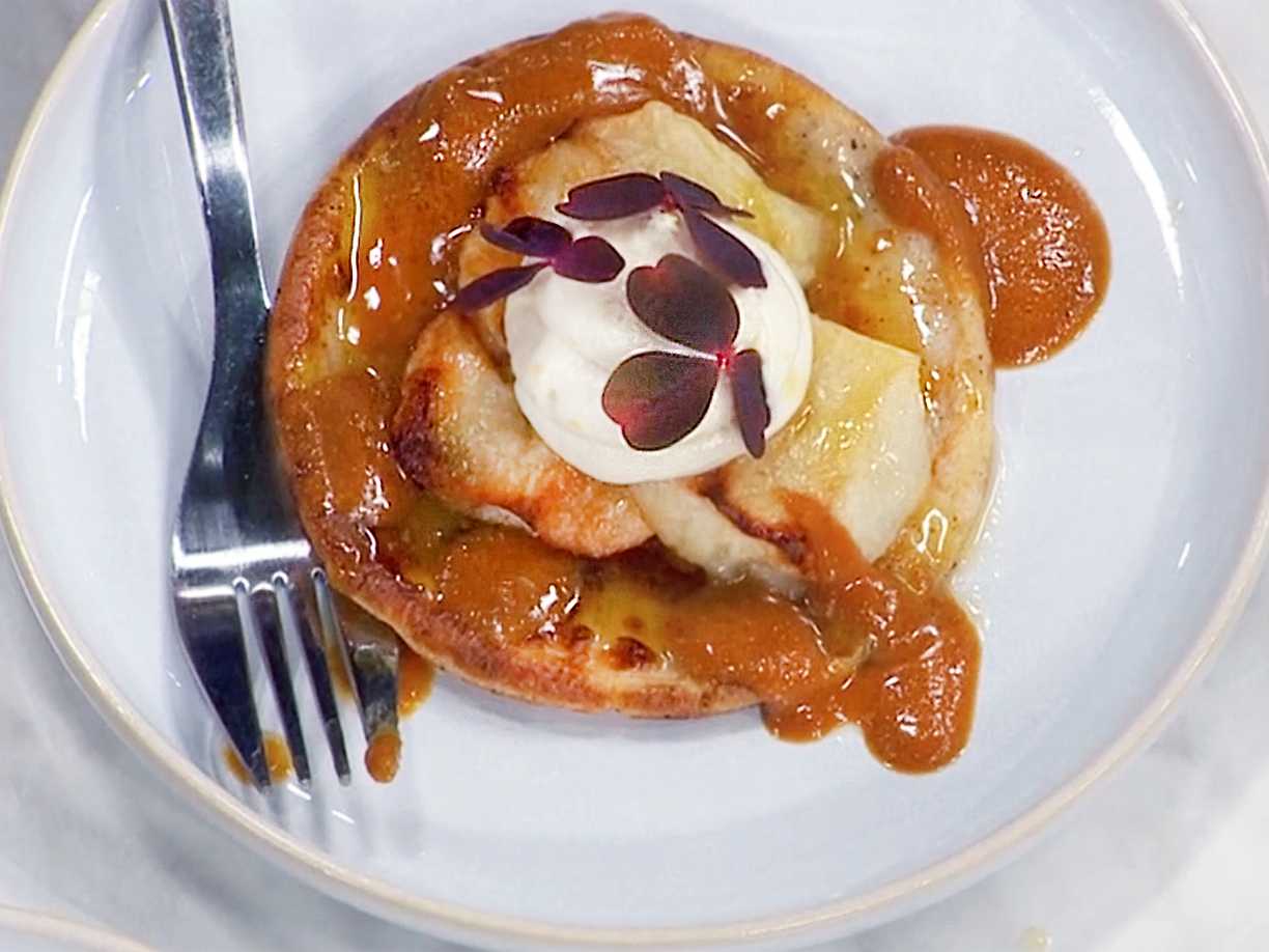Kanelplättar med honungsbakat äpple