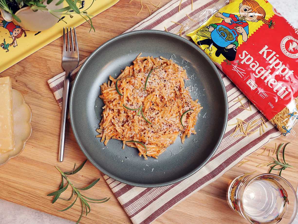 Klippt kalasspaghetti