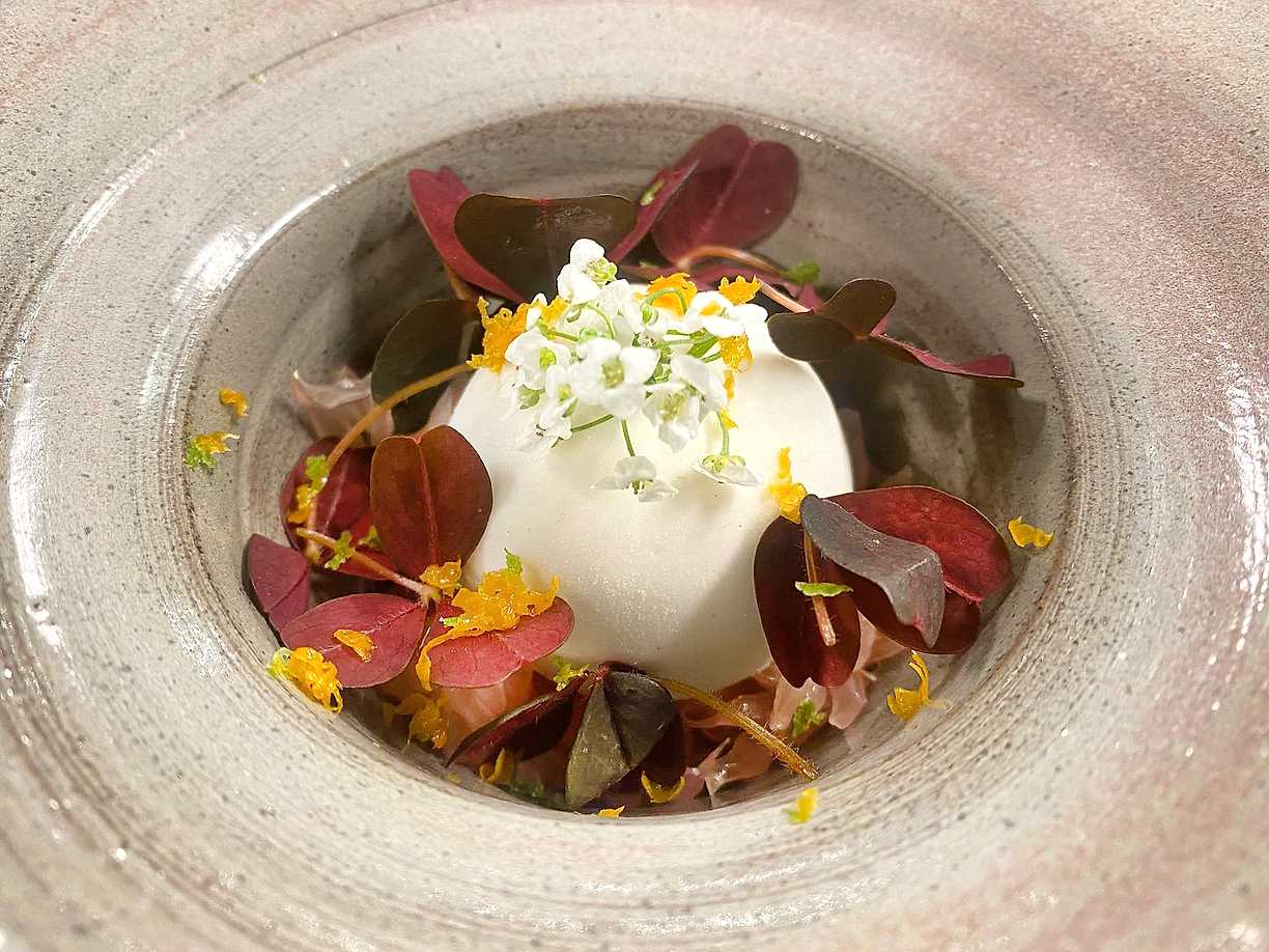 Kokosglass med citruskräm