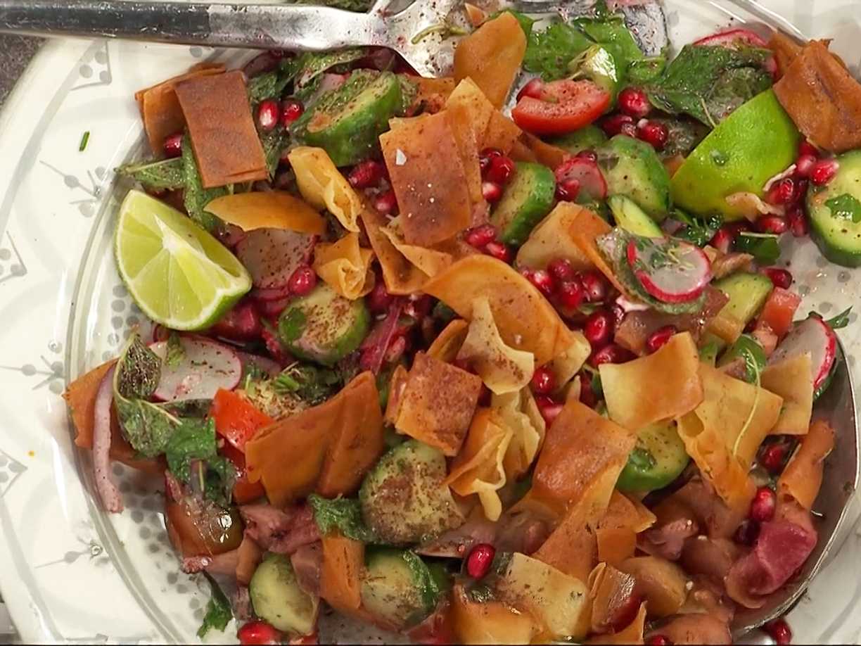 Krämig fattoush