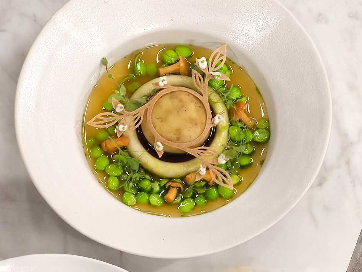 Kroppkaka med fylld champinjon