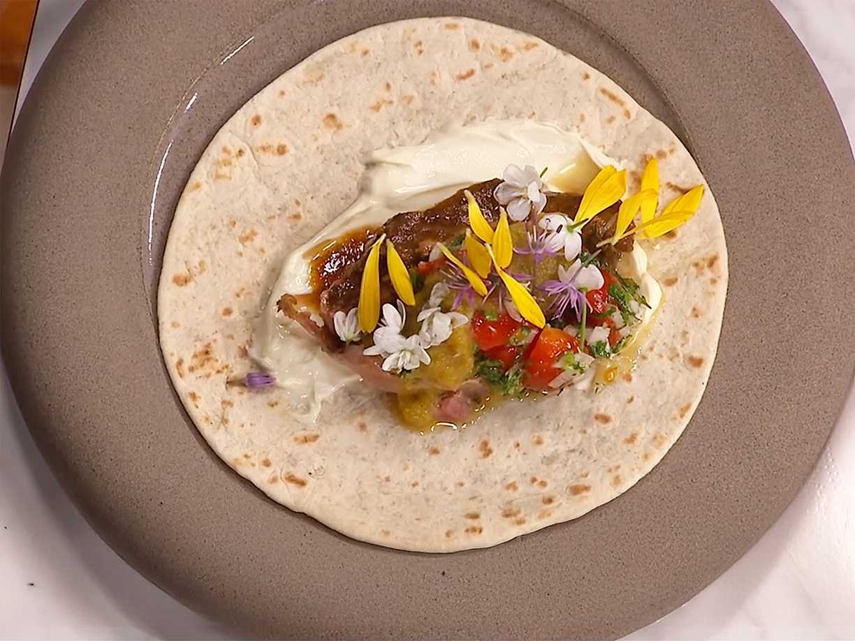 Långbakad lammtaco ”Barbacoa”
