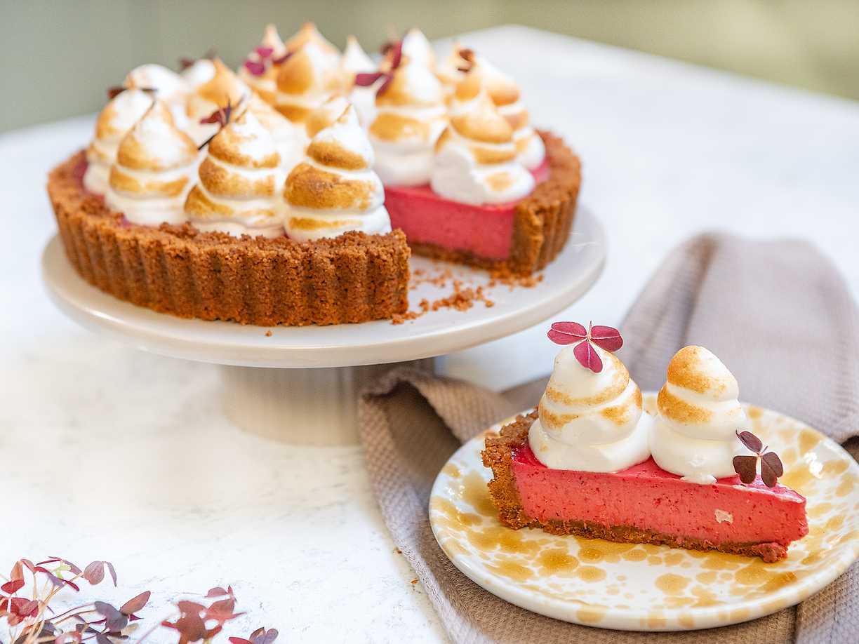 Lingon- och marängpaj