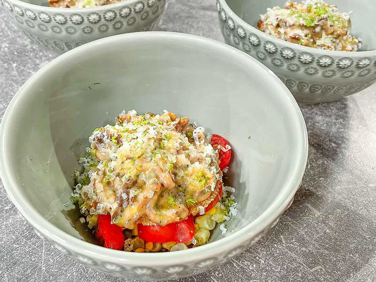 Ljummen kräftsallad