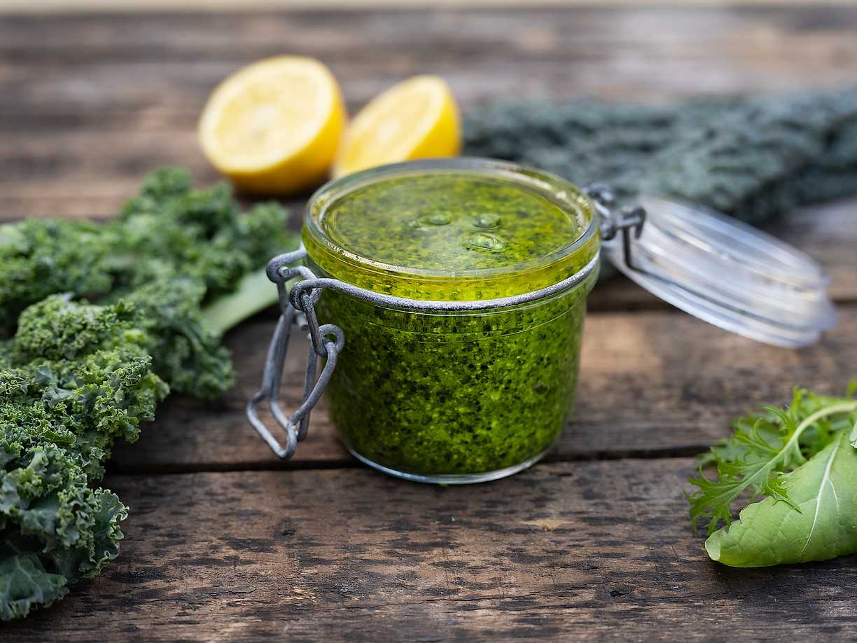 Ljuvlig bladkålspesto