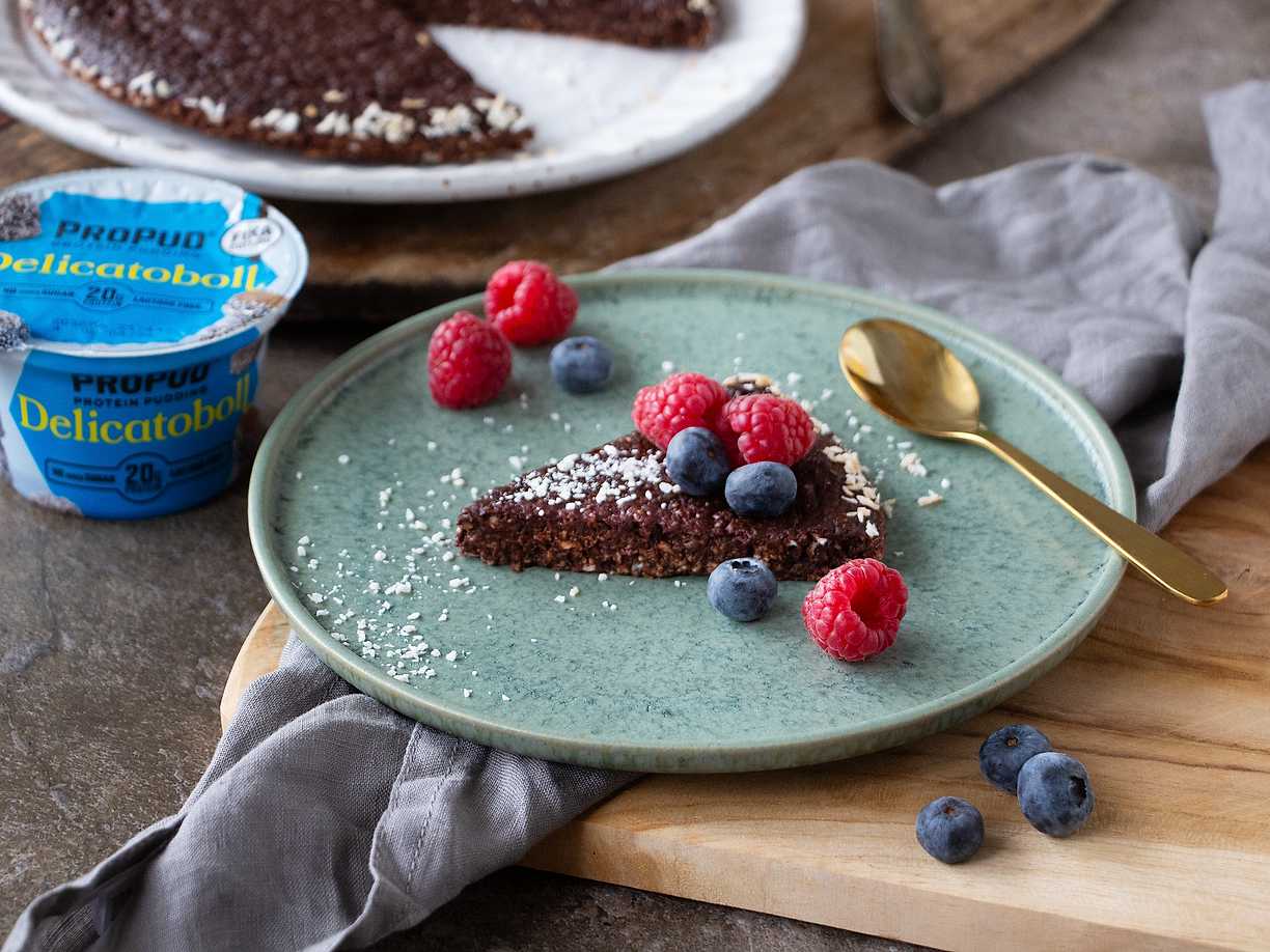 Ljuvlig chokladbollskladdkaka