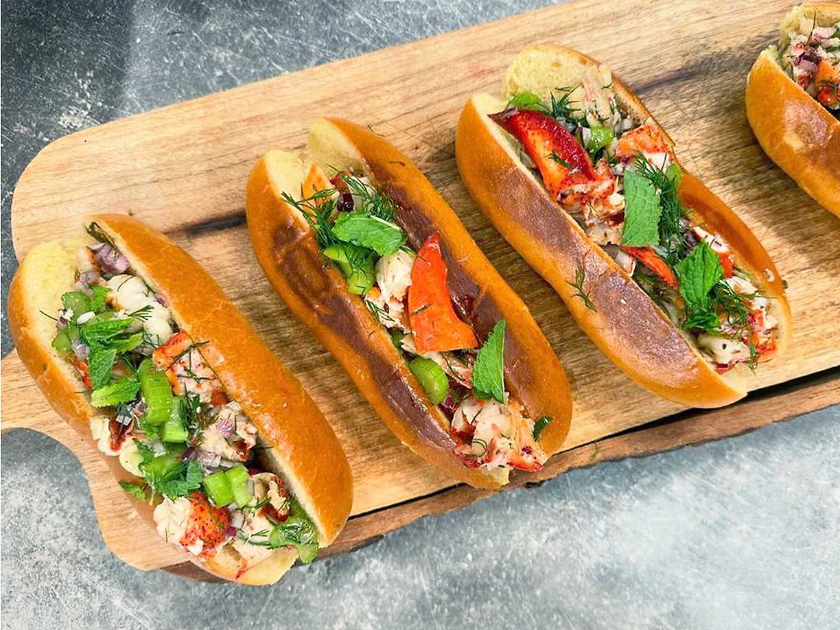 Lobster Roll med brynt krondillssmör