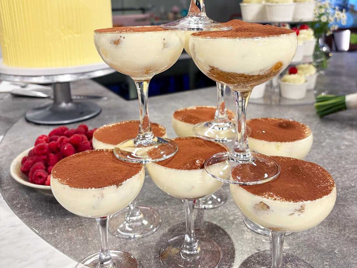 Luftig tiramisu i glas
