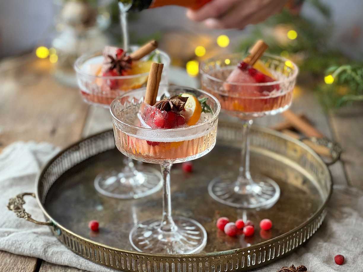 Lyxigt tranbärsbubbel