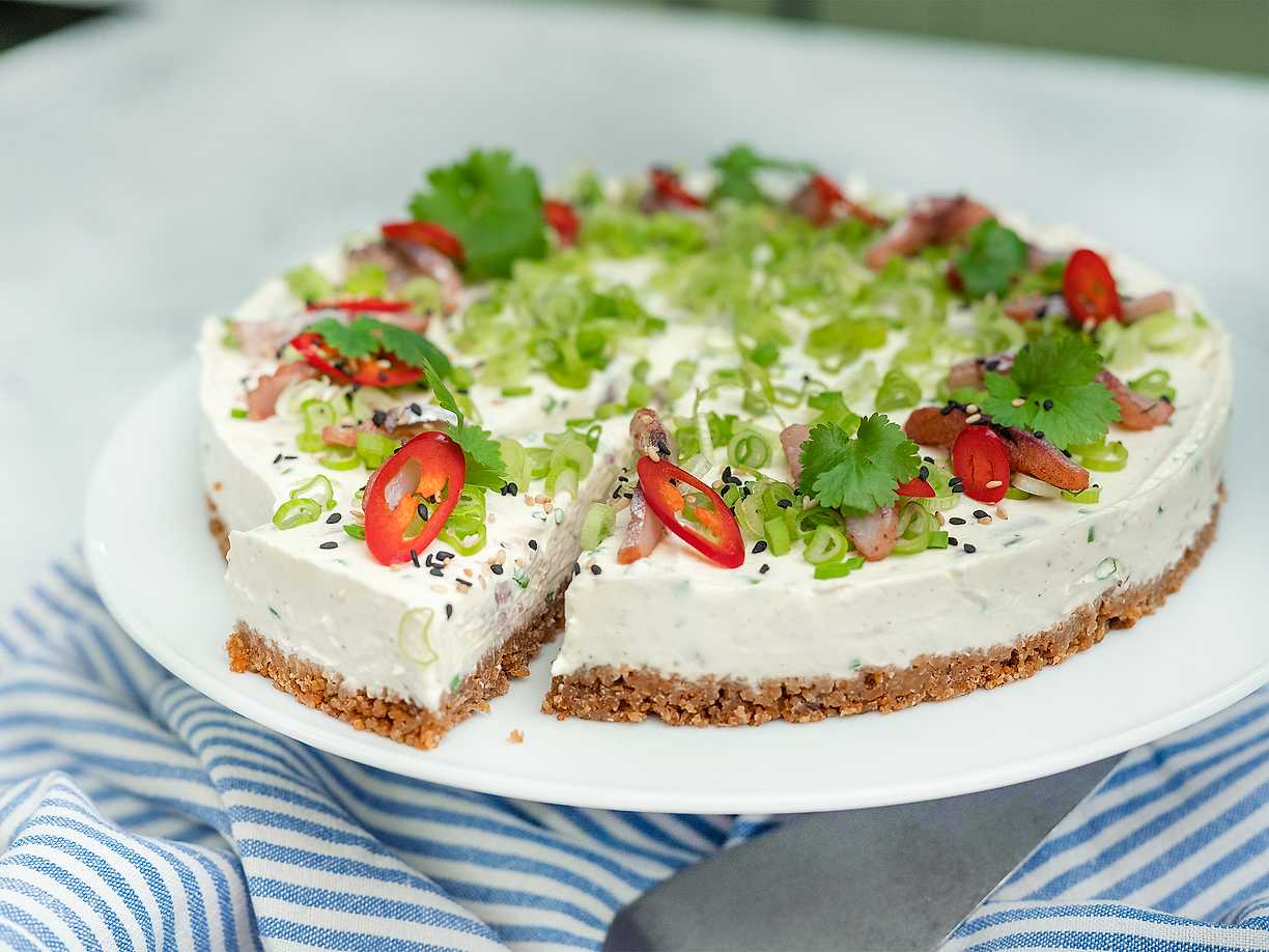 Matjessilltårta med asiatiska smaker