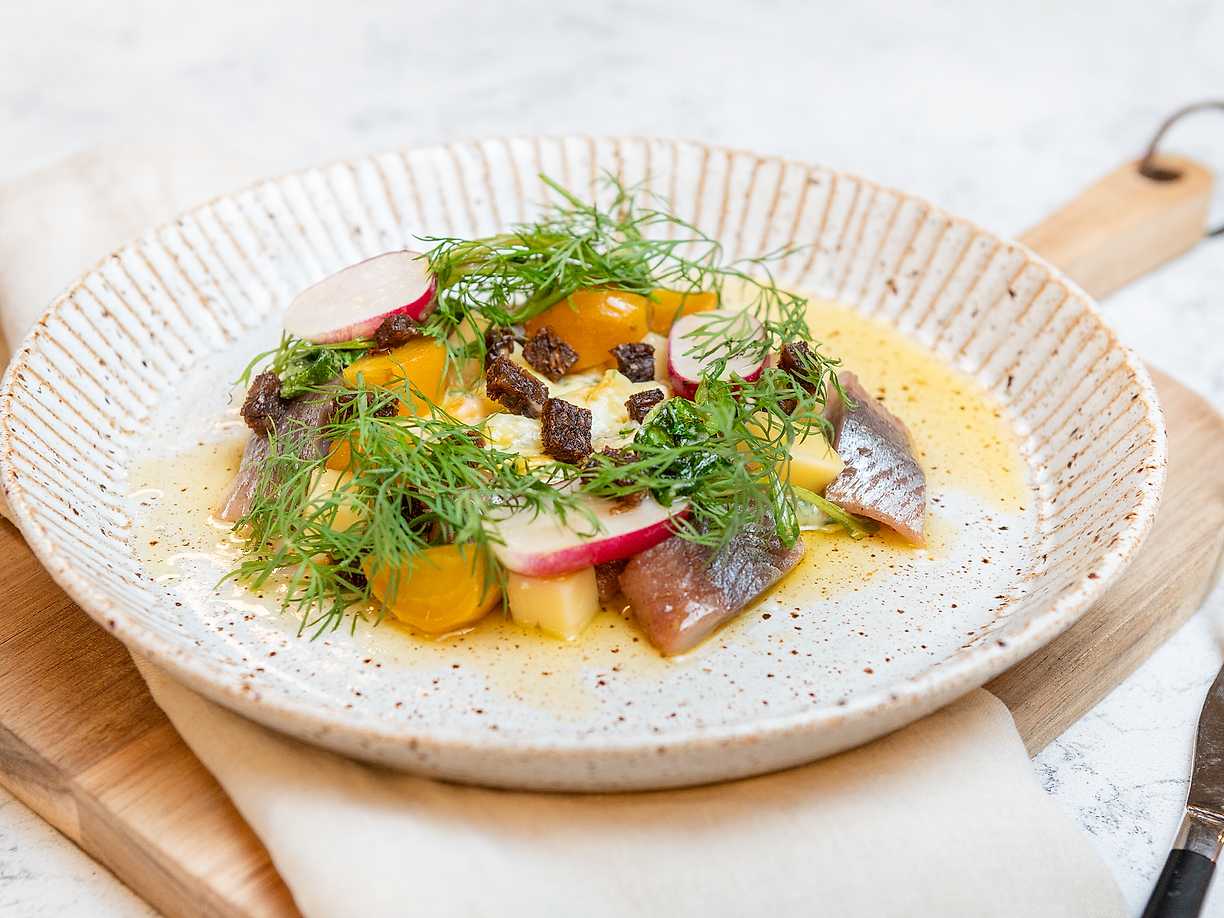 Silltallrik med matjessill