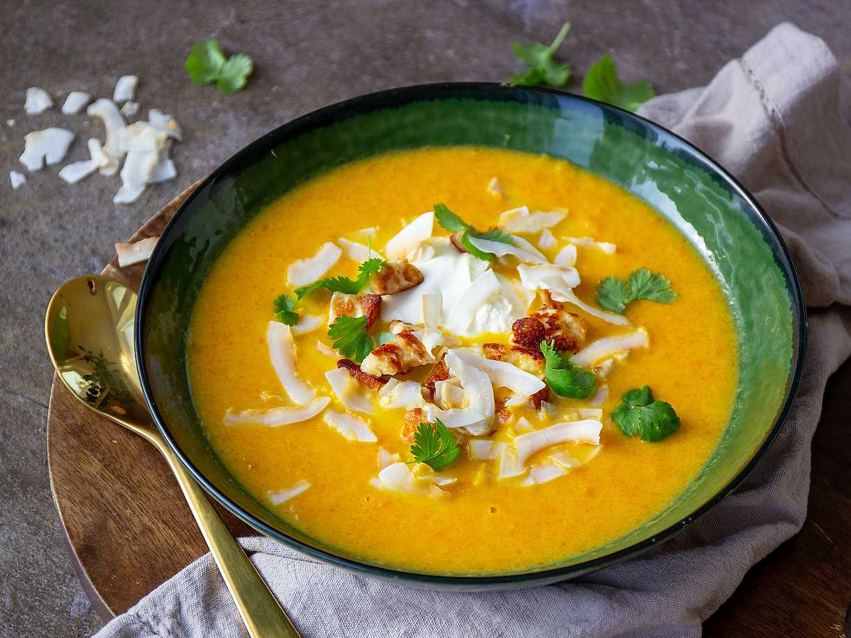 Morotssoppa med ingefära och chili