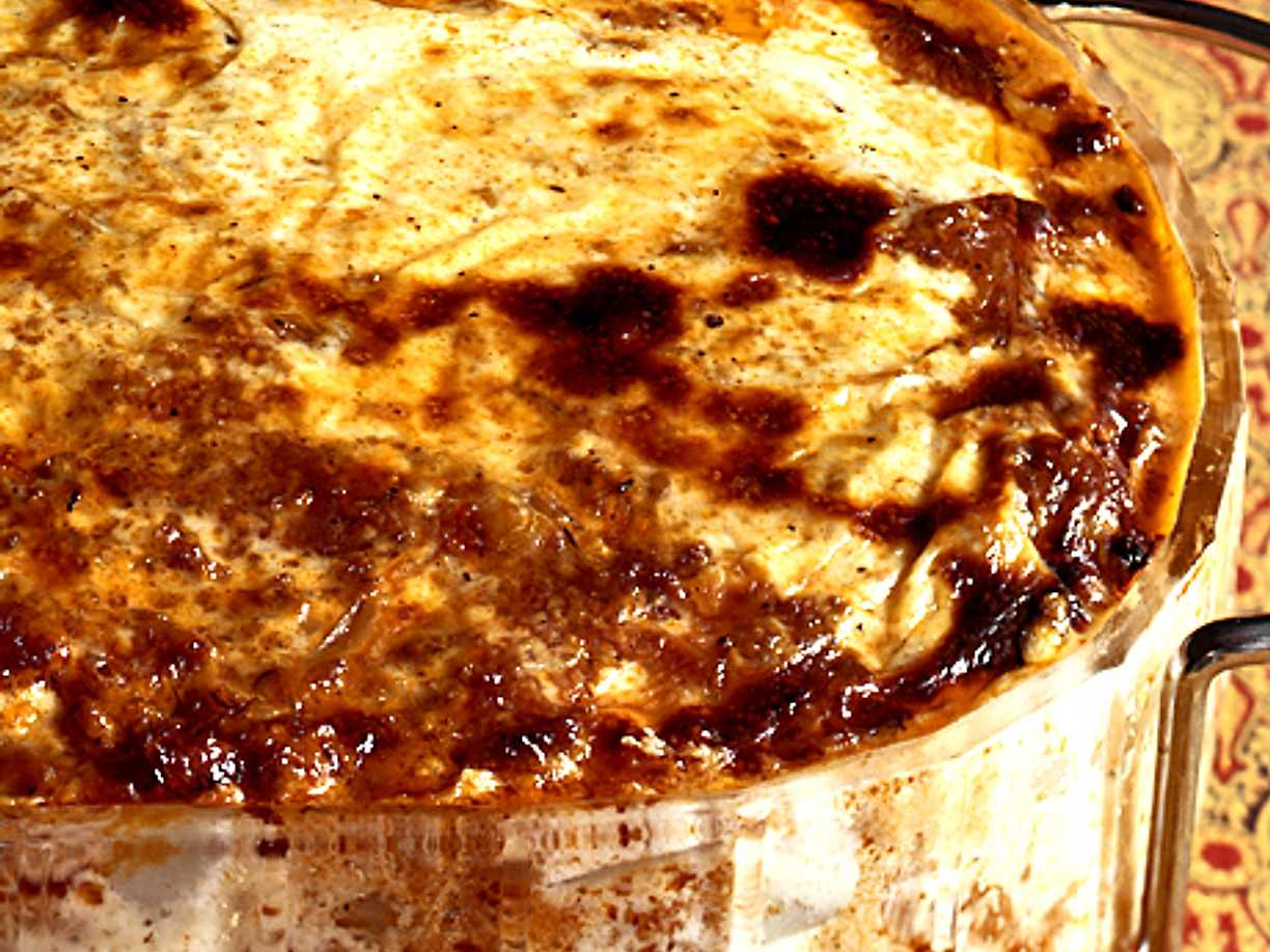 Moussaka med potatis
