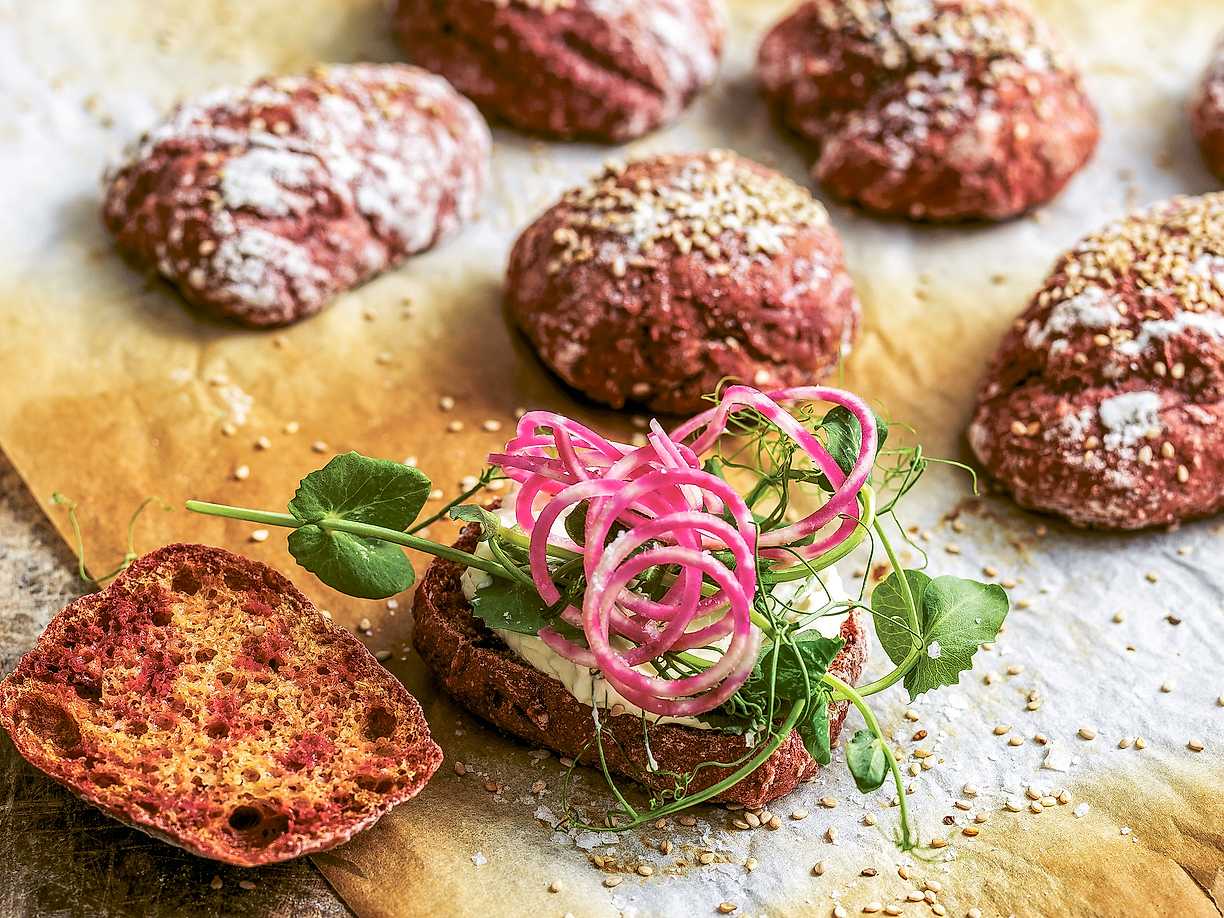 Nattjästa rödbetsfrallor med råg