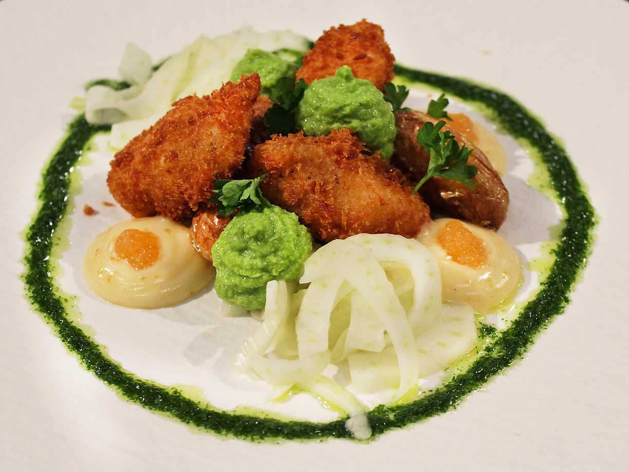 Ninas lyxiga fish and chips