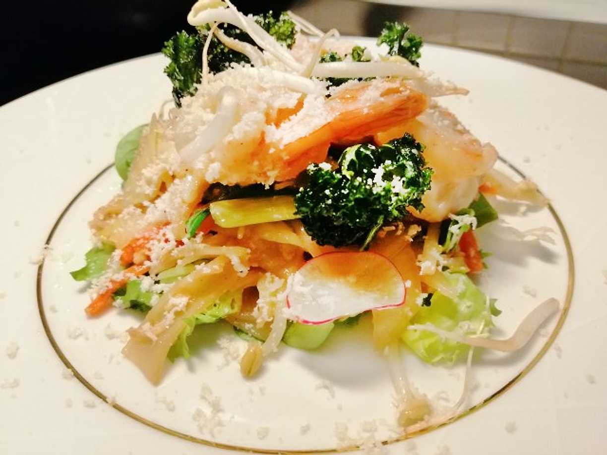 Pad thai med räkor, Wichudaporns recept