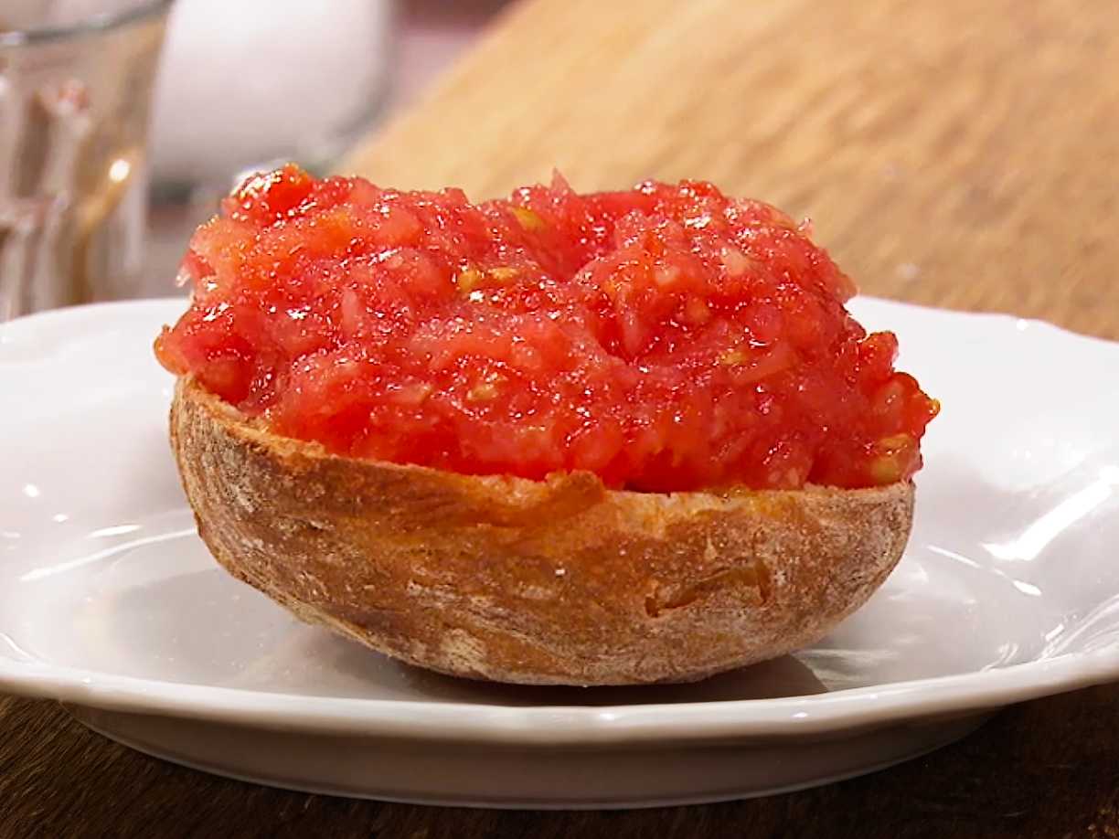 Pan con tomate y anchoa