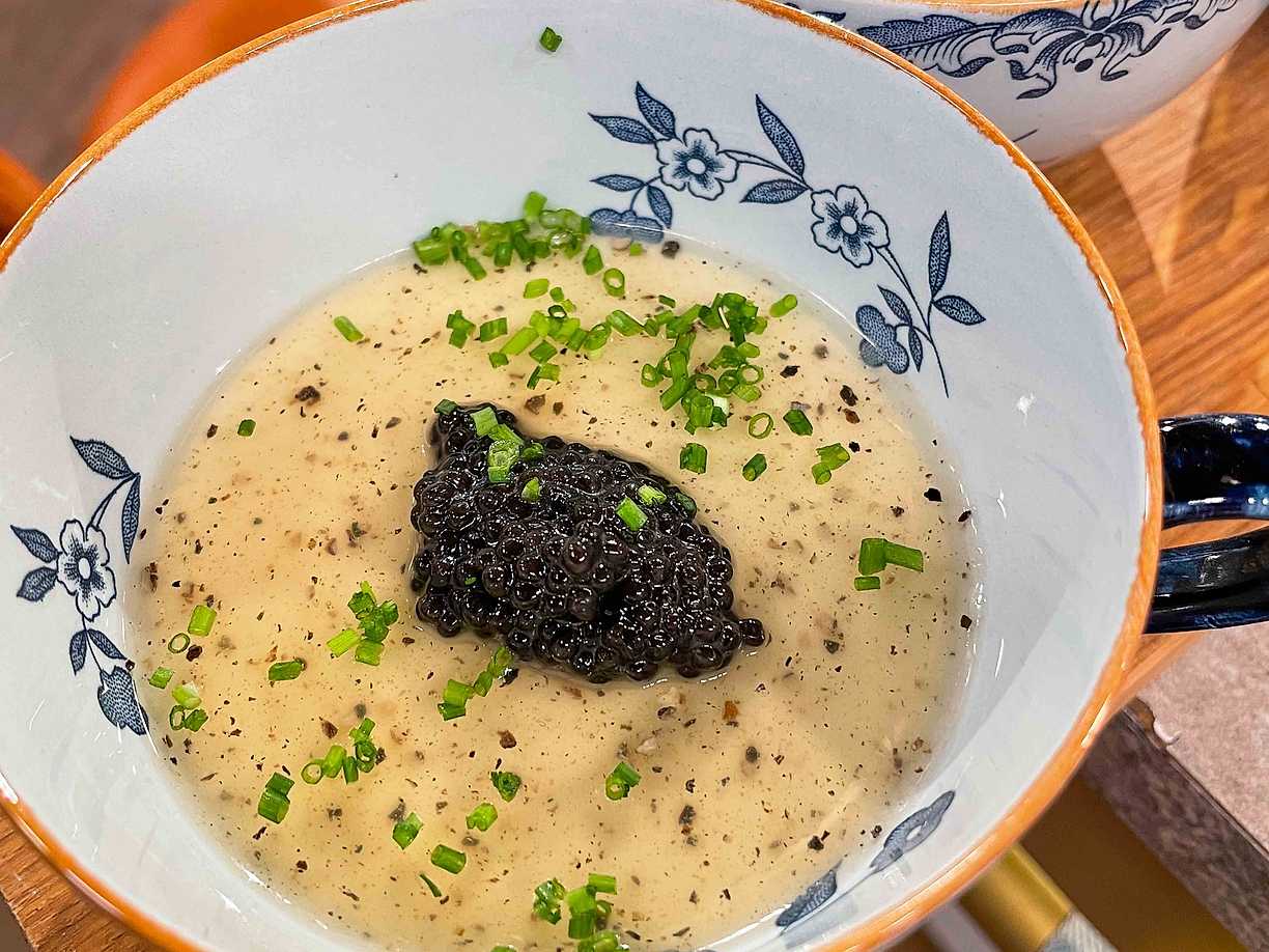 Pannacotta på blomkål