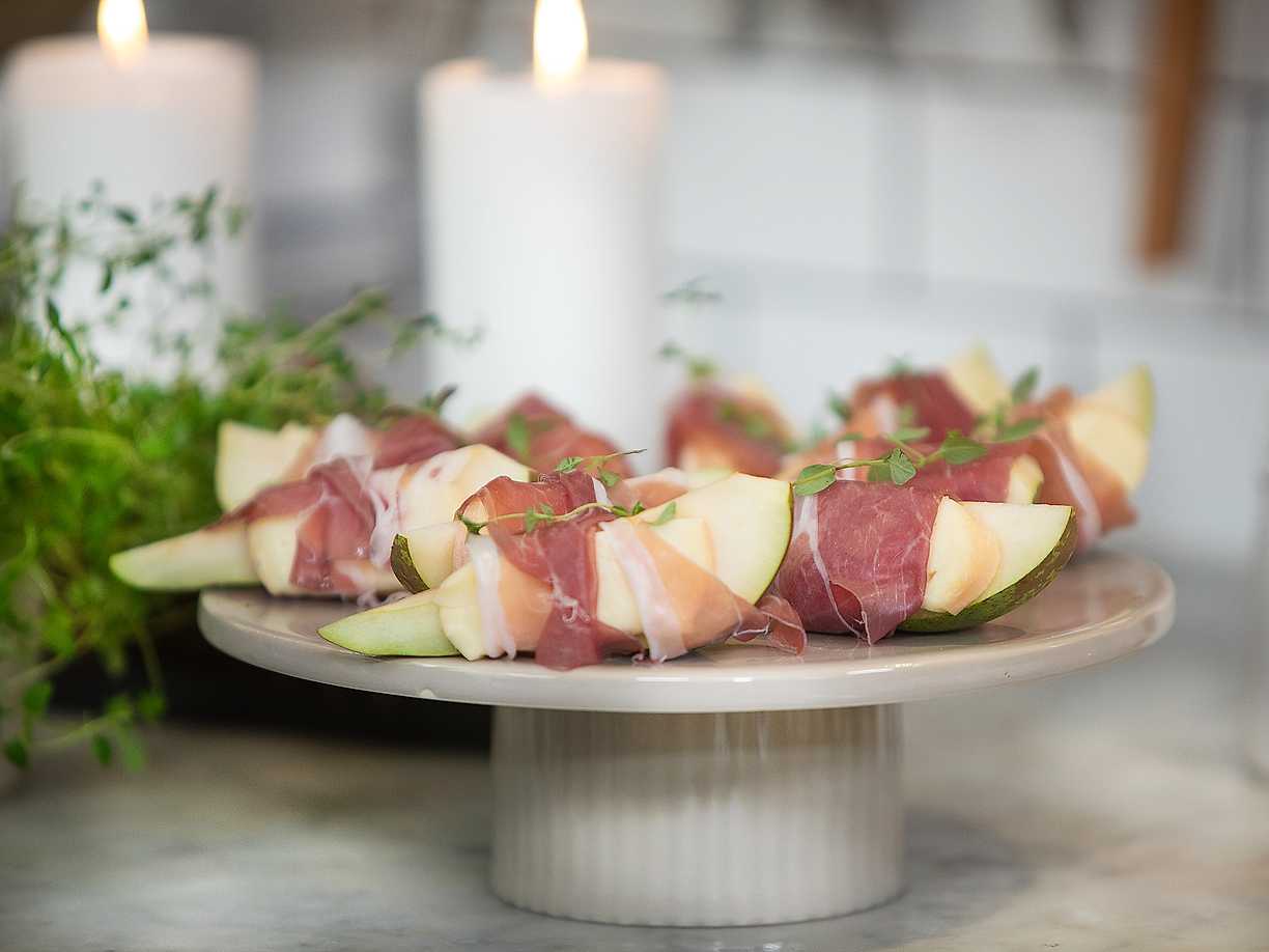 Parmalindade päron med tryffeltaleggio