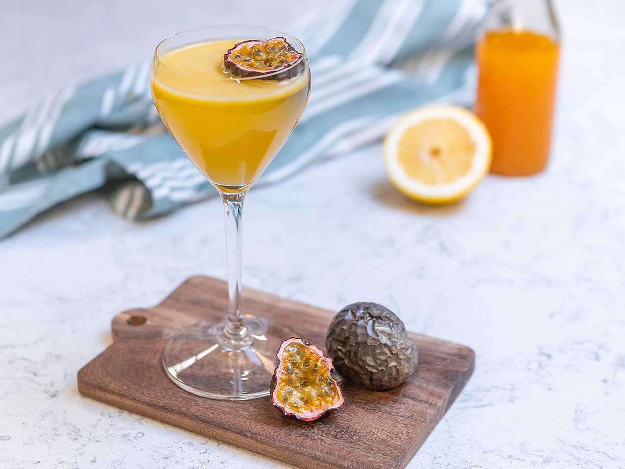 Passionfruit martini