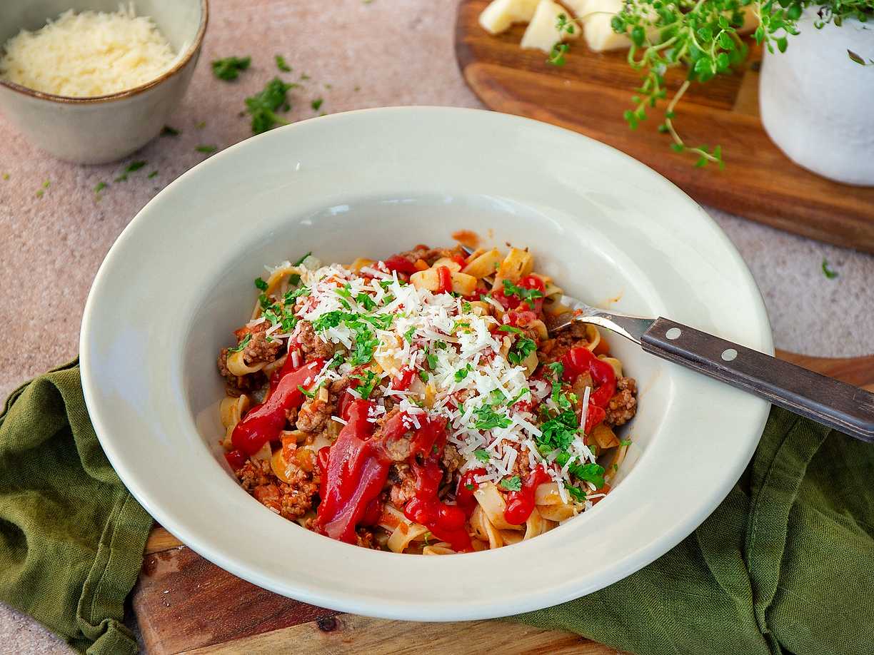 Pasta bolognese - godaste receptet!