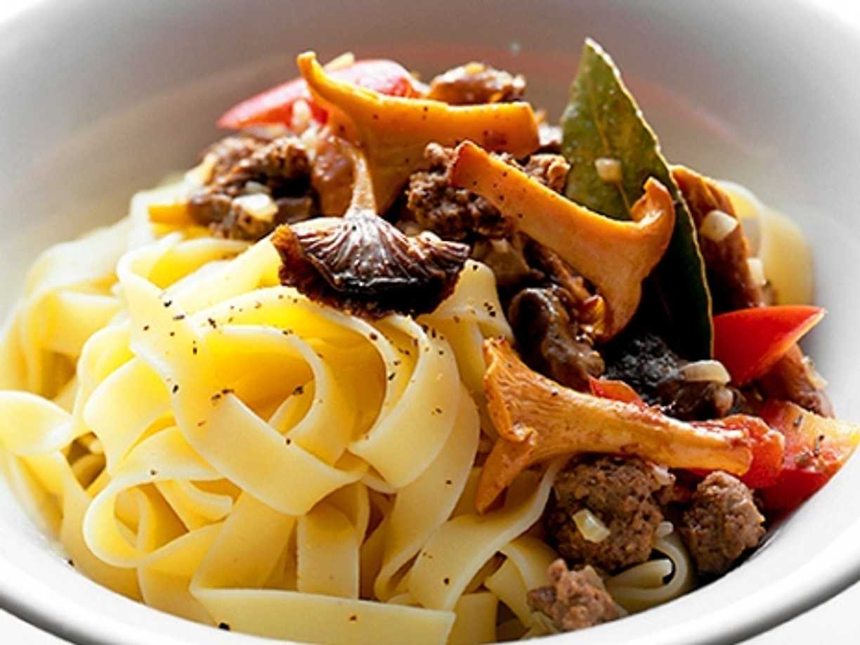 Pasta med kantareller Köket.se