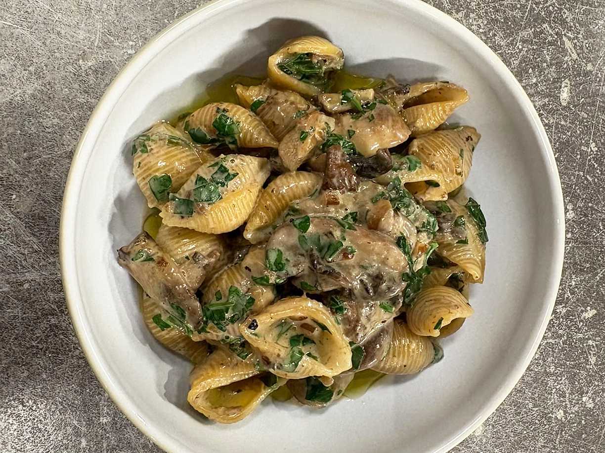 Pasta med whiskysås