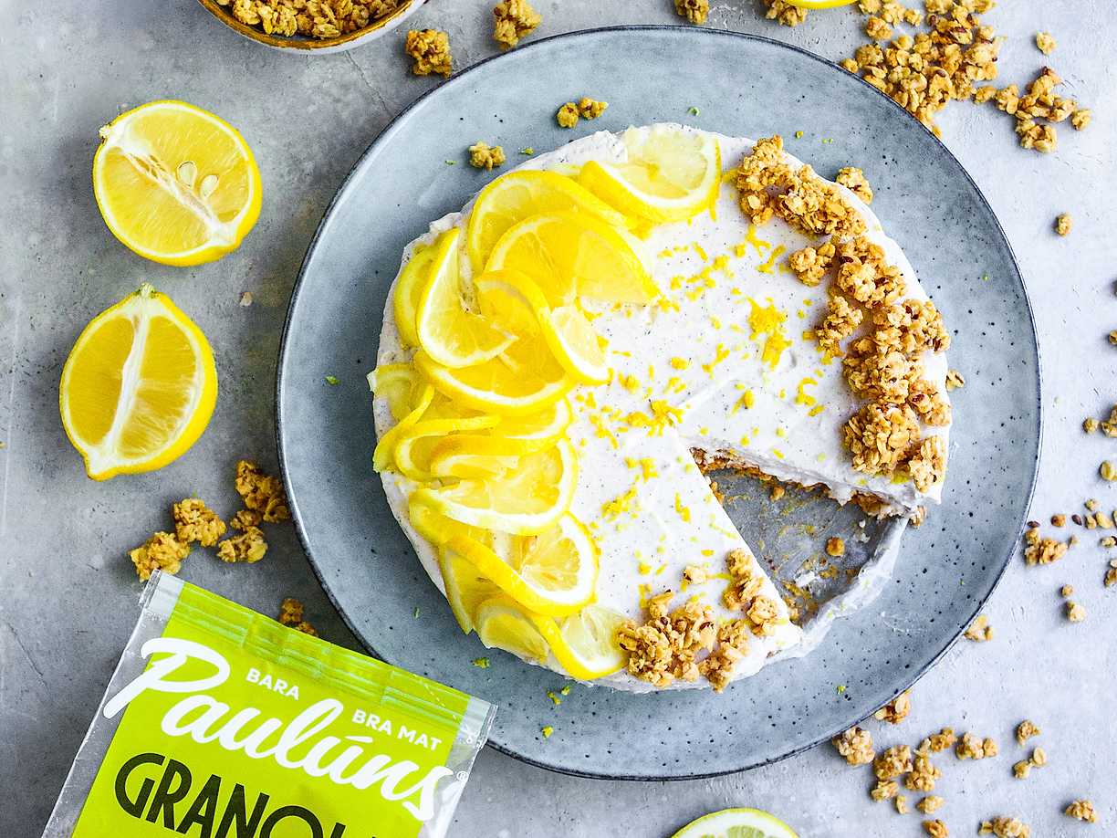 No bake citroncheesecake