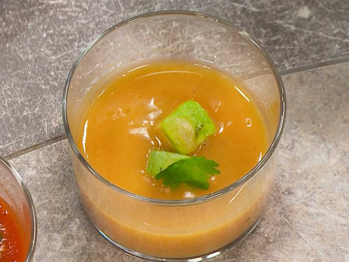 Potatissoppa med mexikanska smaker